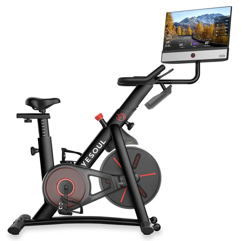 Yesoul G1M Plus Smart Bike - 21.5" HD Touchscreen • Live & On-Demand Classes • Auto-Resistance