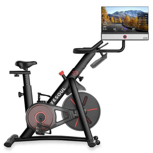 Yesoul G1M Plus Smart Bike - 21.5" HD Touchscreen • Live & On-Demand Classes • Auto-Resistance